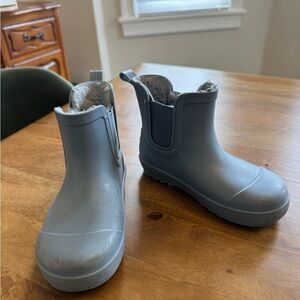 Blueish Gray Kids Boots | Kids Snow rain Boots